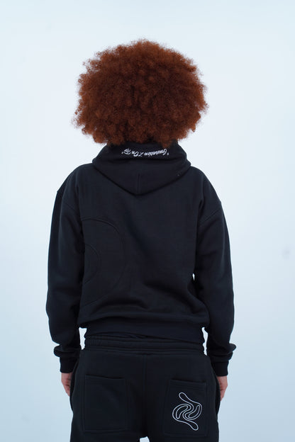 Hoodie Noir - REBORN