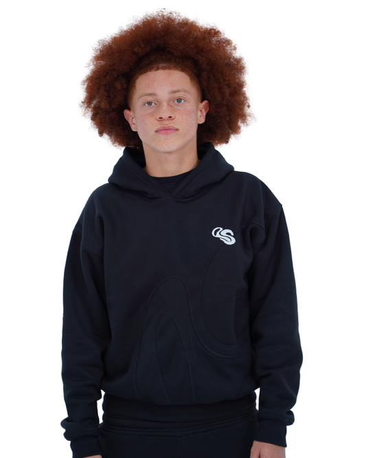 Hoodie Noir - REBORN